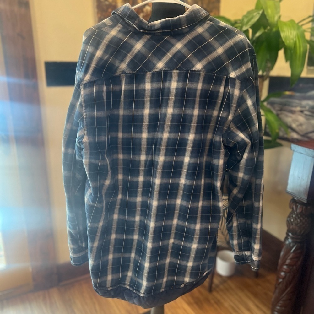 Vintage lined flannel by Club Room size large - Picture 4 of 5